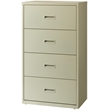 Hirsh 30-in Wide HL1000 Series Metal 4 Drawer Lateral File Cabinet Putty