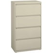 Hirsh 30-in Wide HL10000 Series Metal 4 Drawer Lateral File Cabinet Putty/Beige