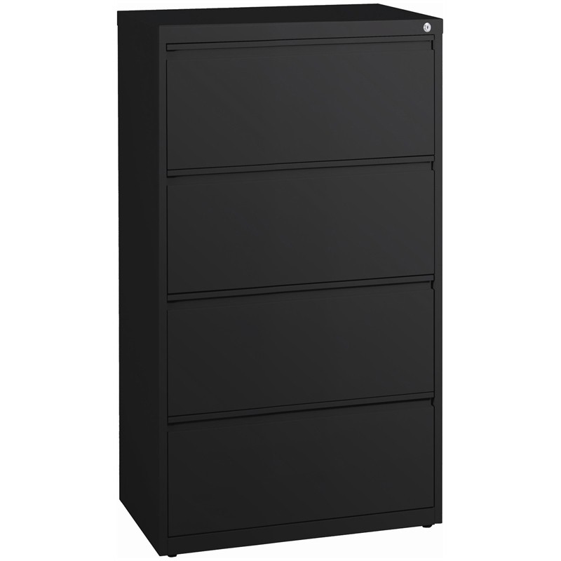 Hirsh 30in Wide HL10000 Series Metal 4 Drawer Lateral File
