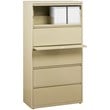Hirsh 30-in Wide HL10000 Series Metal 5 Drawer Lateral File Cabinet Putty/Beige