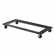 Hirsh Adjustable Metal Cabinet Dolly for Lateral File and Storage Cabinets Black