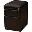 Hirsh 20-in Deep Mobile Pedestal File 2-Drawer Box/File. Black Cushion. Black