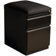 Hirsh 20-in Deep Mobile Pedestal File 2-Drawer Box/File. Black Cushion. Black