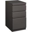 Hirsh 20-inch Deep Metal Mobile Pedestal File 3-Drawer Box/Box/File. Espresso