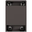 Hirsh 20-inch Deep Metal Mobile Pedestal File 3-Drawer Box/Box/File. Espresso