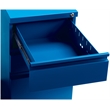Hirsh 20-inch Deep Metal Mobile Pedestal File 3-Drawer Box/Box/File Classic Blue