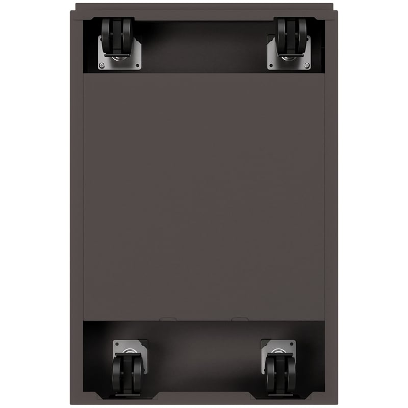 Hirsh 20-in Deep Mobile Pedestal 2-Drawer File/File. Full Width Pull. Espresso