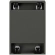 Hirsh 20-in Deep Mobile Pedestal 2-Drawer File/File. Full Width Pull in Charcoal