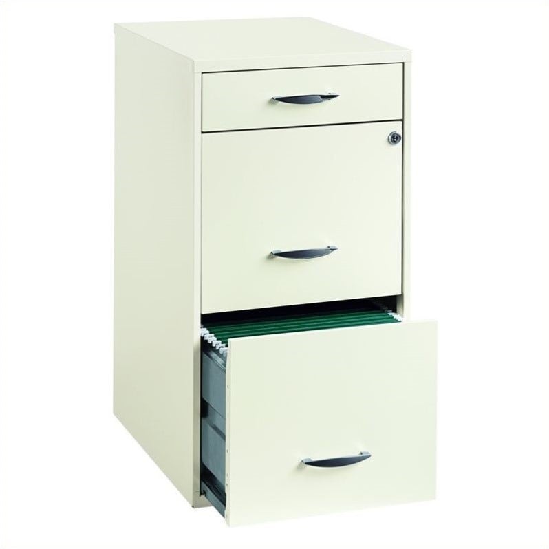 Space Solutions Metal 3 Drawer File, File Cabinet Hardware