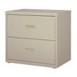 Hirsh 30-in Wide HL1000 Series Metal 2 Drawer Lateral File Cabinet Light Gray