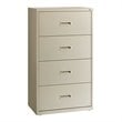 Hirsh 30-in Wide HL1000 Series Metal 4 Drawer Lateral File Cabinet in Light Gray