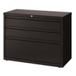 Hirsh 36-in Wide HL8000 Series Box/Box/File Cabinet Lateral File Cabinet Black