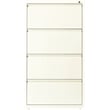 Hirsh 30-in Wide HL10000 Series Metal 4 Drawer Lateral File Cabinet Off White