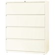 Hirsh 42-in Wide HL10000 Series Metal 4 Drawer Lateral File Cabinet Off White