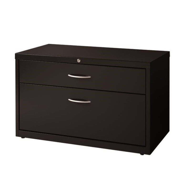 Hirsh 2 Drawer Lateral Credenza File Cabinet In Black 20504