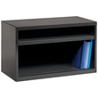 Hirsh 36-in Wide Low Metal Credenza with Shelves Charcoal