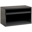 Hirsh 36-in Wide Low Metal Credenza with Shelves Charcoal