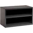Hirsh 36-in Wide Low Metal Credenza with Shelves Charcoal