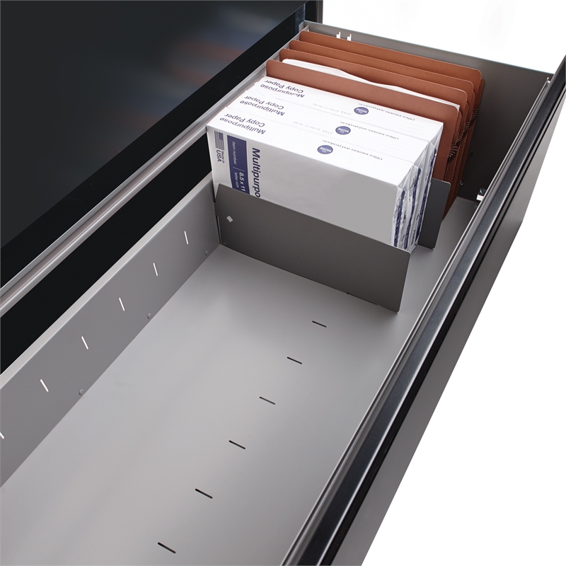 Hirsh File Cabinet Divider In Gray Set Of 10 15299