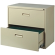 Hirsh 30-inch Width Metal 2 Drawer Home Office Lateral File Cabinet Putty/Beige