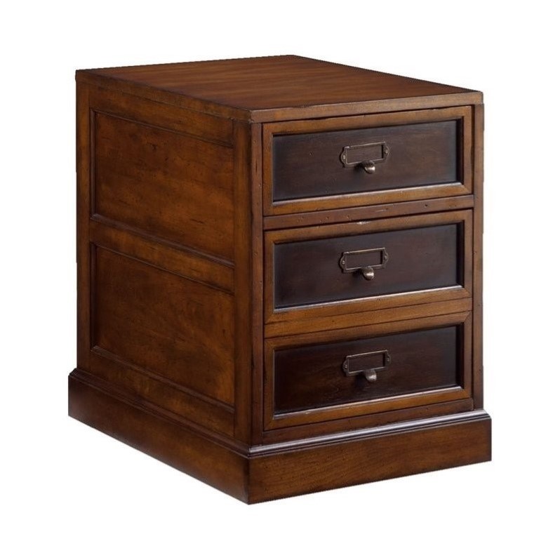 Hammary Mercantile Mobile 2 Drawer File Cabinet In Whiskey Finish