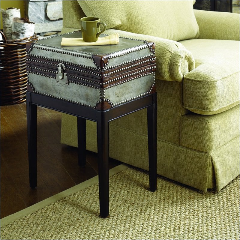 Hammary Hidden Treasures Box On Stand Accent Table   090 266