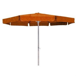 International Caravan St. Kitts 8' Tilt Crank Patio Umbrella in Terra