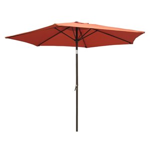 International Caravan 8' Outdoor Patio Umbrella in Terracotta