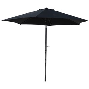 International Caravan 8' Patio Umbrella in Black