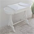 International Caravan Windsor Carved Writing Desk in Antique White