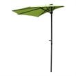 International Caravan St. Kitts 9' Half Patio Umbrella in Green Grass