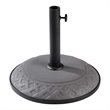 International Caravan St. Kitts Resin Umbrella Base in Gray