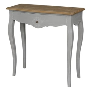 Ashbury 1 Drawer Console Table in Antique Gray