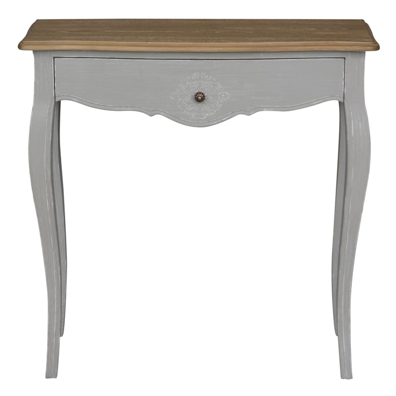 Ashbury 1 Drawer Console Table in Antique Gray
