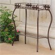 Santa Fe Iron Plant Stand in Bronze