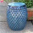 Bombay Drum Ceramic Garden Stool