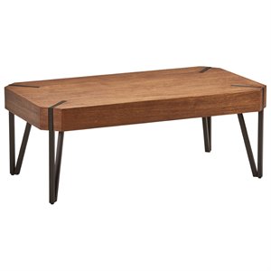 International Caravan Hamburg Hexagon Wood Coffee Table