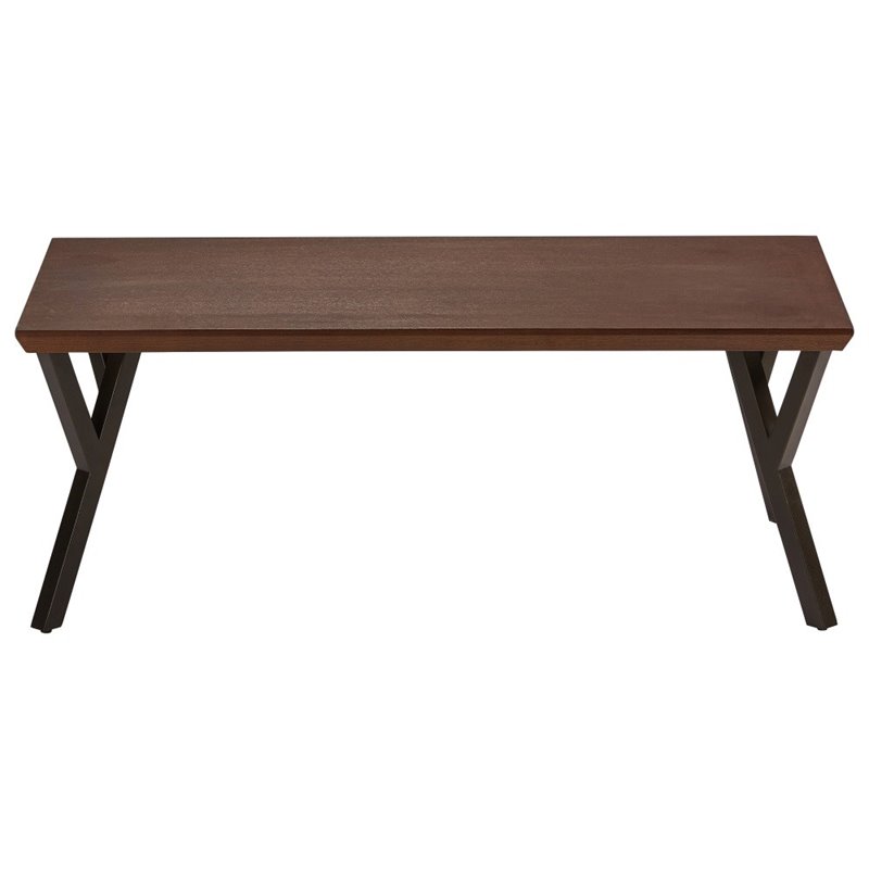 International Caravan Hamburg Wood Coffee Table in Sonoma Oak