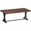 International Caravan Hamburg Wood Coffee Table in Sonoma Oak