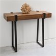 International Caravan Hamburg Wood Console Table in Canyon Oak