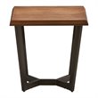 International Caravan Hamburg Wood End Table in Canyon Oak