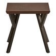 International Caravan Hamburg Wood End Table in Sonoma Oak