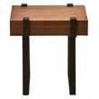 International Caravan Hamburg Wood End Table in Canyon Oak
