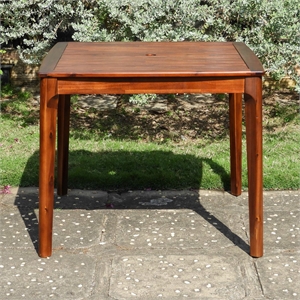 International Caravan Highland Americana 36&quot Square Patio Dining Table