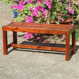 international caravan highland americana patio bench