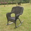 International Caravan Monaco Patio Rocker in Antique Black