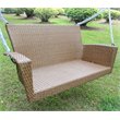International Caravan Kingston Patio Swing in Mocha