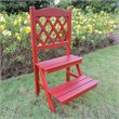 International Caravan Royal Fiji 2 Tier Plant Stand in Barn Red