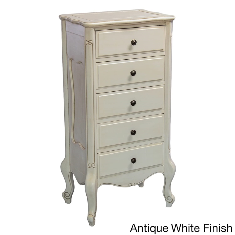 Windsor Carved 5-Drawer Bedroom Chest