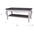 Ashbury Carved 2-Tier Coffee Table